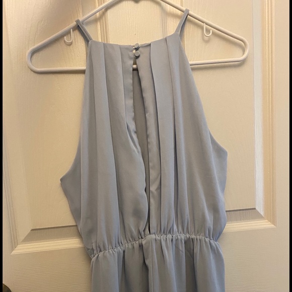 light blue halter dress - Picture 3 of 3